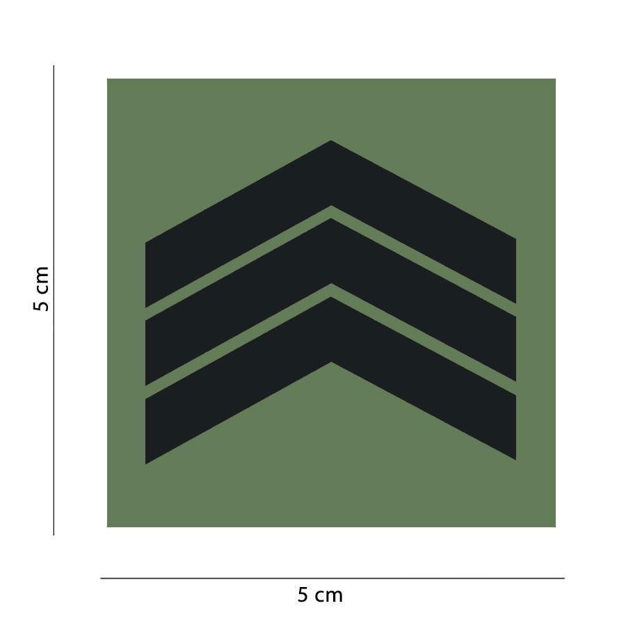 basse visibilite vo galons de poitrine armee de terre mil spec id vert olive sergent chef 3 900x900