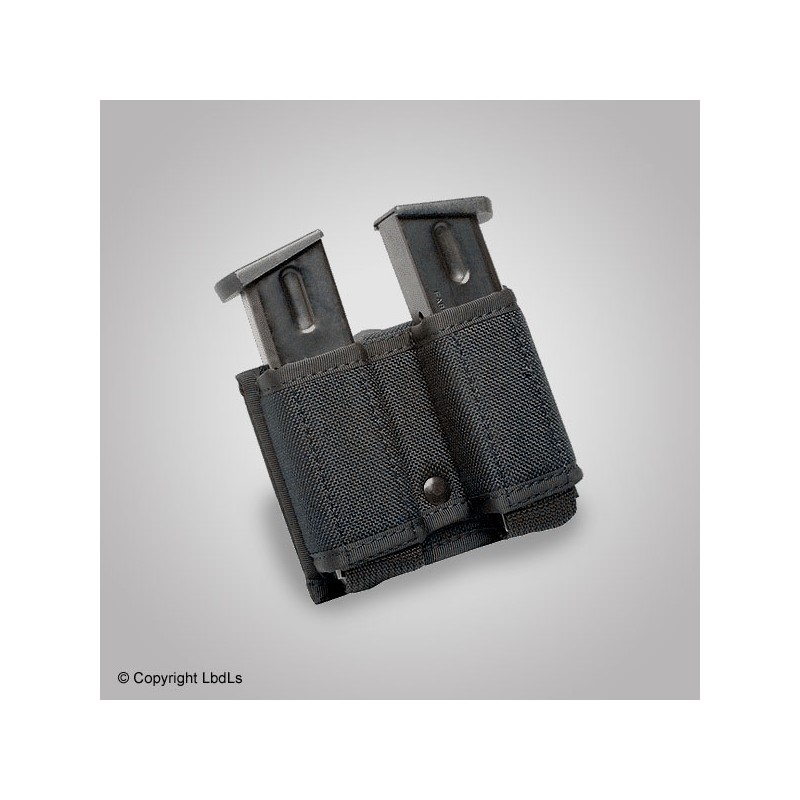 double porte chargeur grande capacite ouvert en cordura