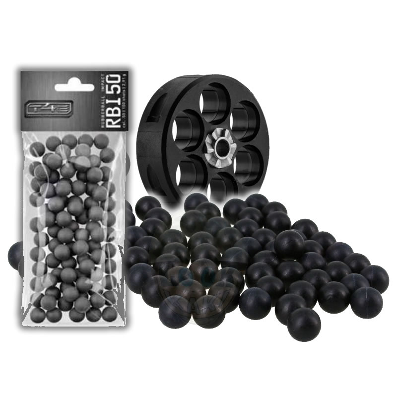 Sachet de 100 billes noires