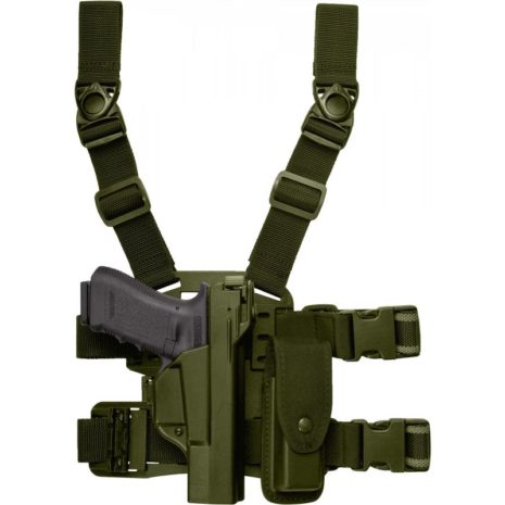 plaque de cuisse 2 sangles 8k18 vert od vega holster 1 1
