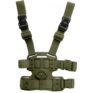 plaque de cuisse 2 sangles 8k18 vert od vega holster 2