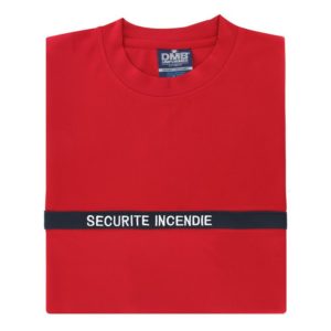 t shirt securite incendie respirant microfibre