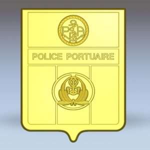 Insignes Police Portuaire - Variations de Type