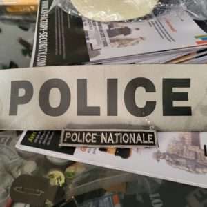 Kit Police Nationale - Écussons Poitrine + Bandes Dos